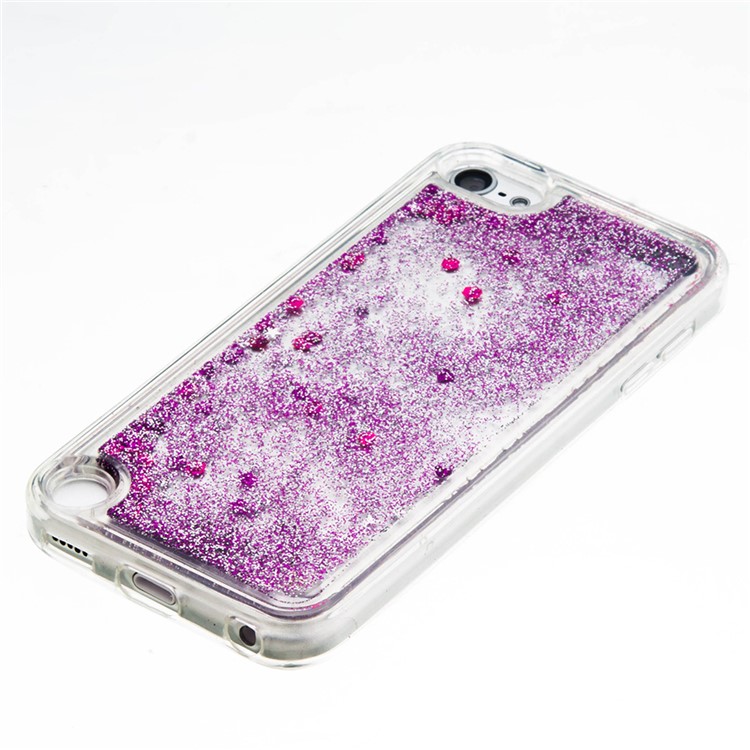 Flowing Glitter Sequins TPU Mobile Protector Cover for iPod Touch (2019) / Touch 6 / 5 - Purple-5