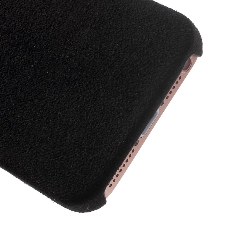 Anti-scratch Suede Skin PP Case for iPhone SE/5s/5 - Black-4