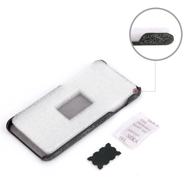 PCOL for iPhone 6s 6 Crack Texture Top-layer Cowhide Leather Skin PC Hard Phone Cover-5