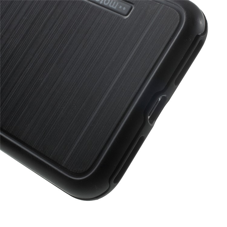 2-in-1 Brushed PC + TPU Hybrid Case for iPhone 7 Plus 5.5 inch - Black-6