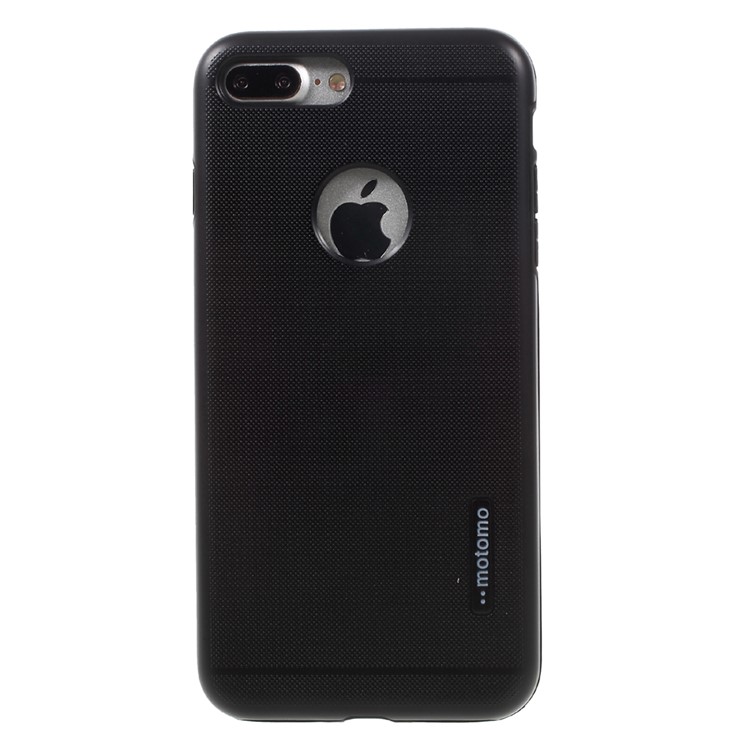 MOTOMO 2-in-1 TPU + PC Shockproof Hybrid Case for Apple iPhone 7 Plus 2016 - Black-2