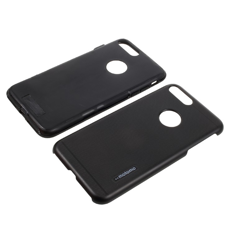 MOTOMO 2-in-1 TPU + PC Shockproof Hybrid Case for Apple iPhone 7 Plus 2016 - Black-6