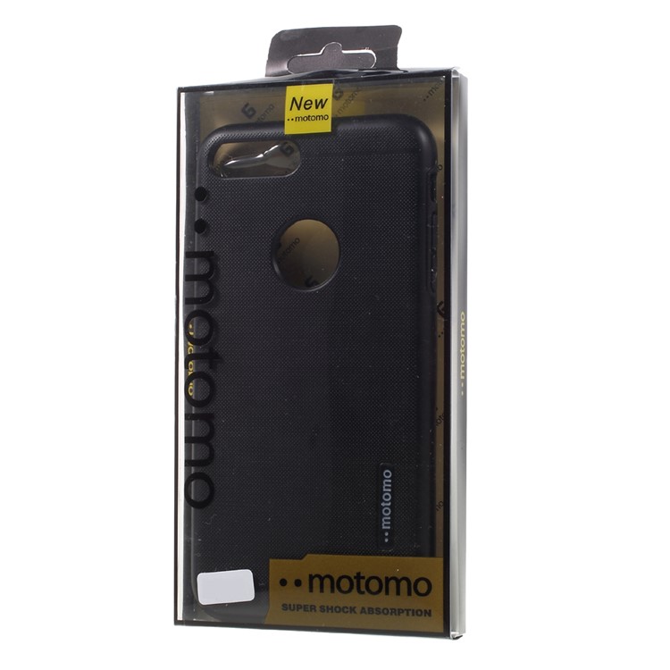 MOTOMO 2-in-1 TPU + PC Shockproof Hybrid Case for Apple iPhone 7 Plus 2016 - Black-7