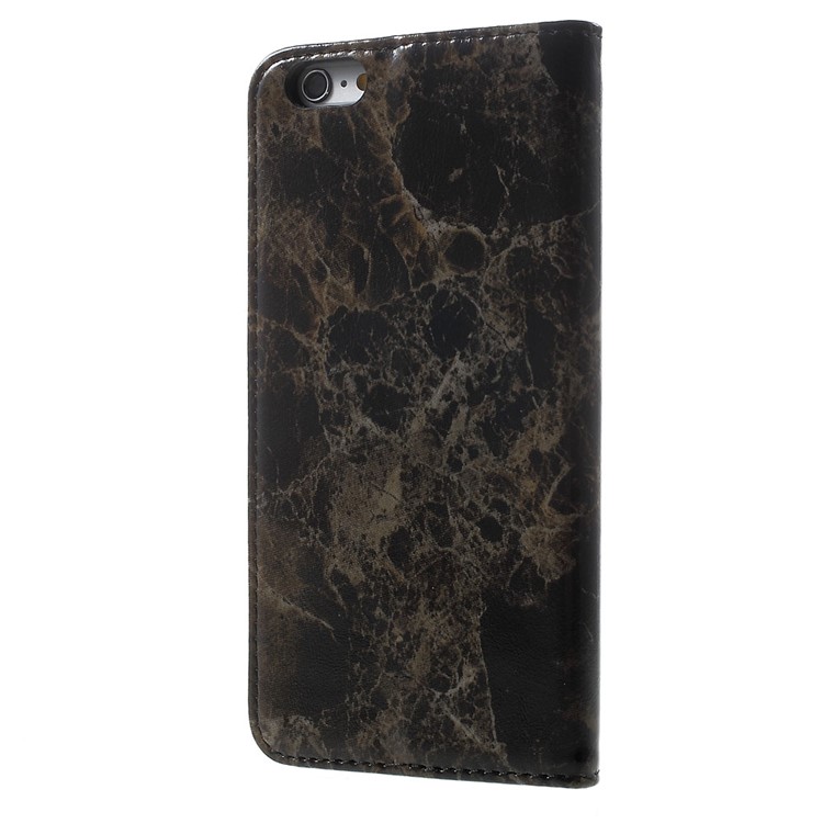 Marmor Textur Leder Brieftasche Flip Case Für Iphone 6s 6 - Schwarz-2