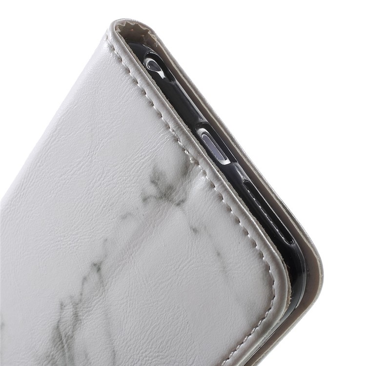 Marmor Textur Leder Brieftasche Flip Abdeckung Für Iphone 6s 6 - Grau-8