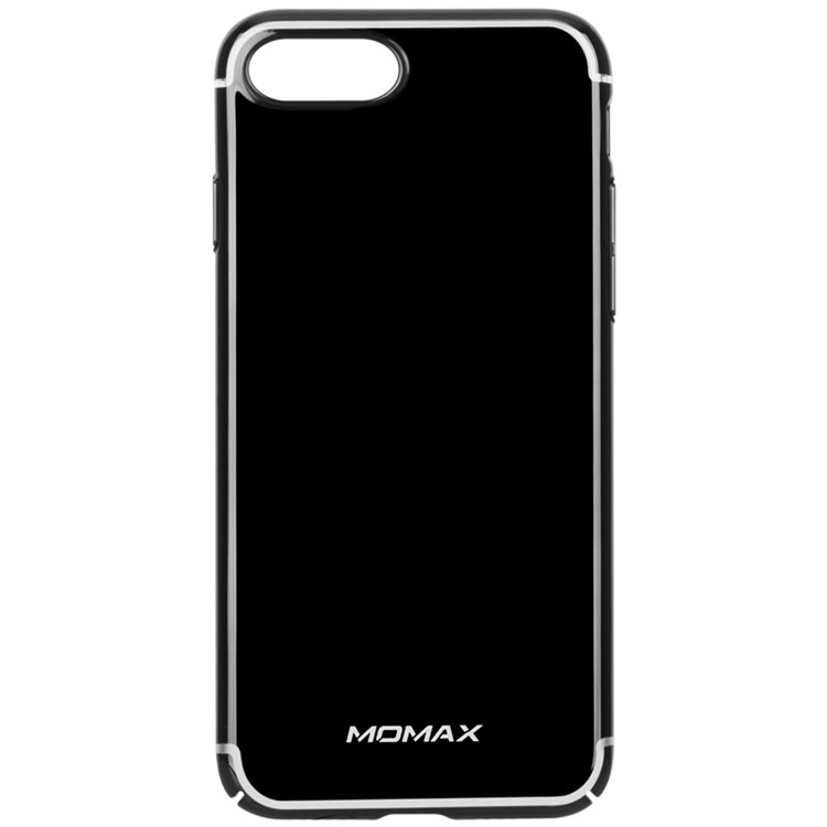 MOMAX Plating PC Wrapped Hard Case for iPhone 7 Plus 5.5 Inch - Jet Black-2