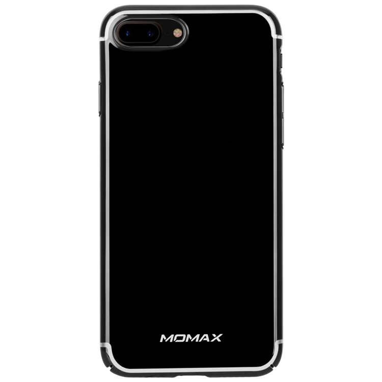 MOMAX Plating PC Wrapped Hard Case for iPhone 7 Plus 5.5 Inch - Jet Black-3