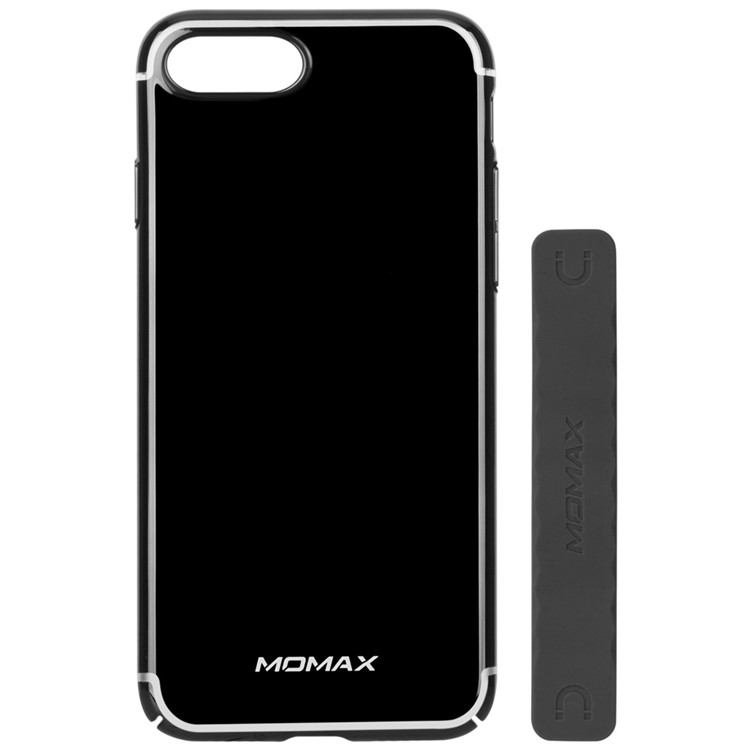 MOMAX Plating PC Wrapped Hard Case for iPhone 7 Plus 5.5 Inch - Jet Black-8