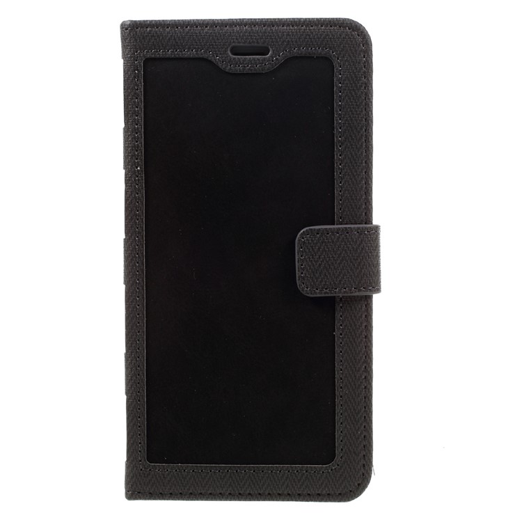 Contrast Color Leather Case Wallet Stand for iPhone 6s/6 4.7 Inch - Black-4