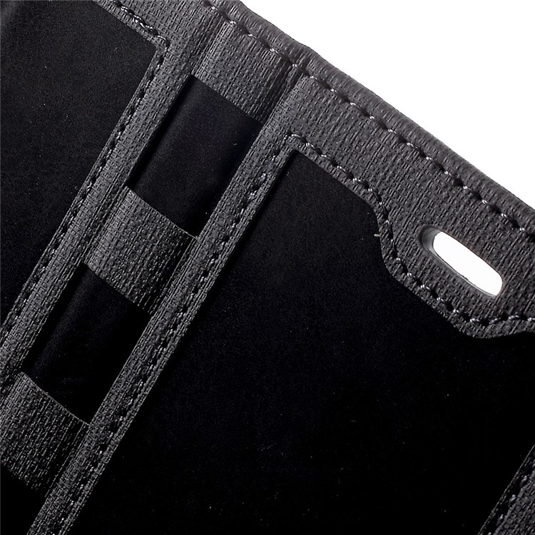 Notebook Style Leather Wallet Stand Case for Apple iPhone 7 2016 - Black-7
