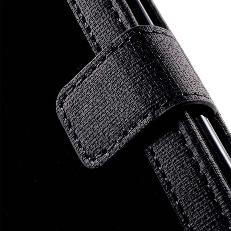 Notebook Style Leather Wallet Stand Case for Apple iPhone 7 2016 - Black-8