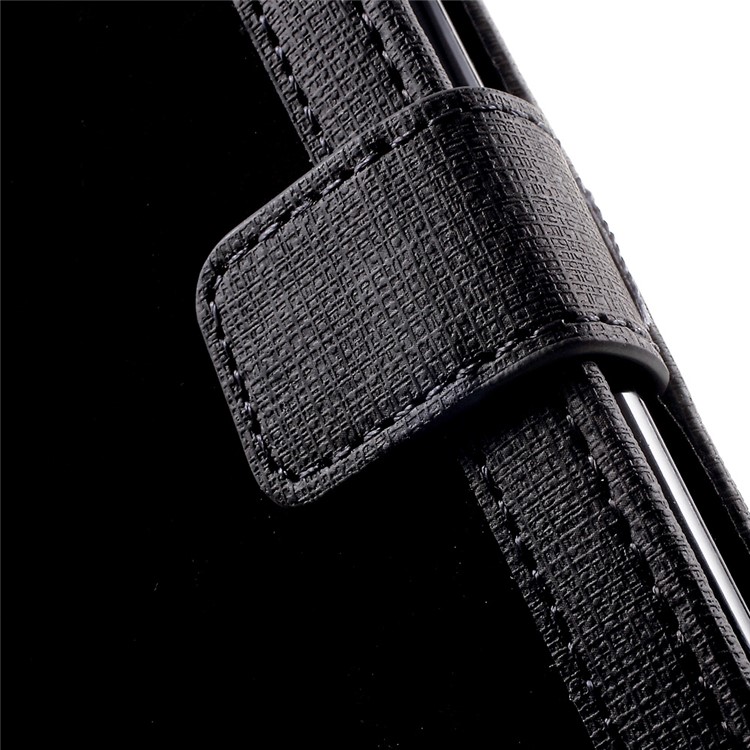 Notebook Style Leather Wallet Stand Case for Apple iPhone 7 Plus 2016 - Black-8