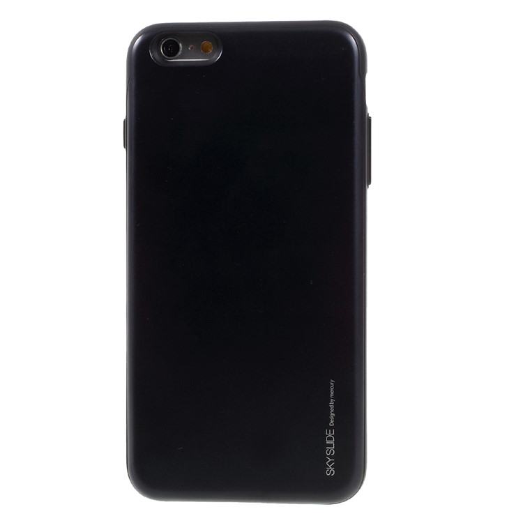 MERCURY GOOSPERY Sky Slide Bumper Case for iPhone 6s Plus / 6 Plus PC TPU Hybrid Cover - Black-2