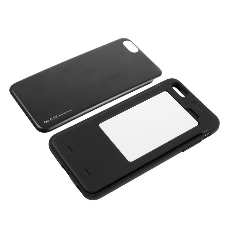MERCURY GOOSPERY Sky Slide Bumper Case for iPhone 6s Plus / 6 Plus PC TPU Hybrid Cover - Black-5