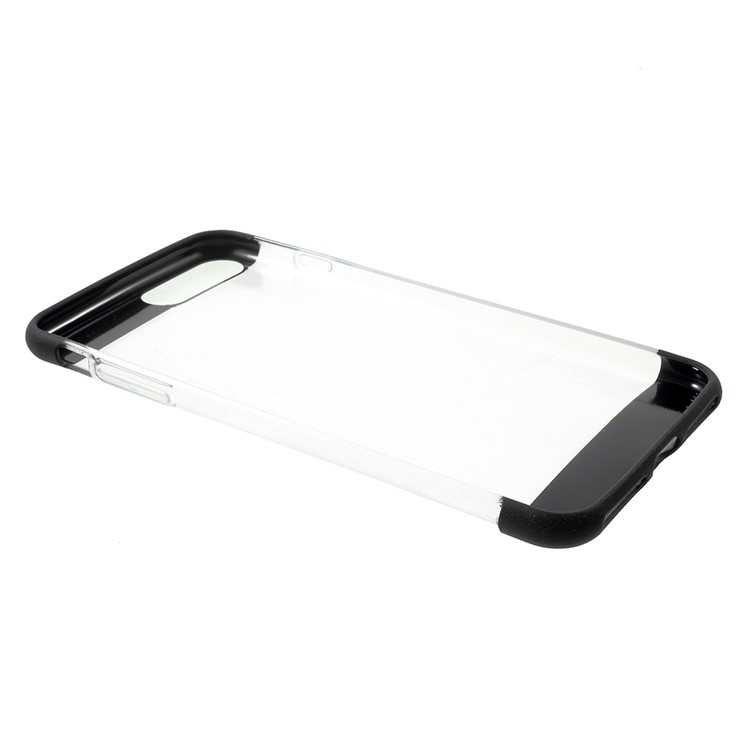 ROAR KOREA Jelly Clear TPU Cover for iPhone 7 Plus 5.5 inch 2016 - Black-3