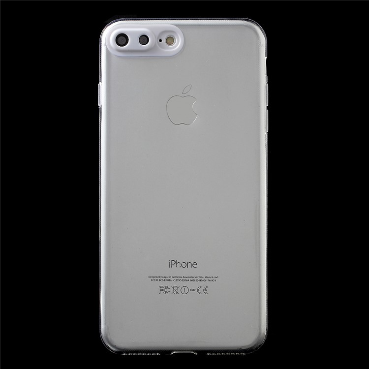 Plastic Camera Protection Soft TPU Case for iPhone 7 Plus - White-2