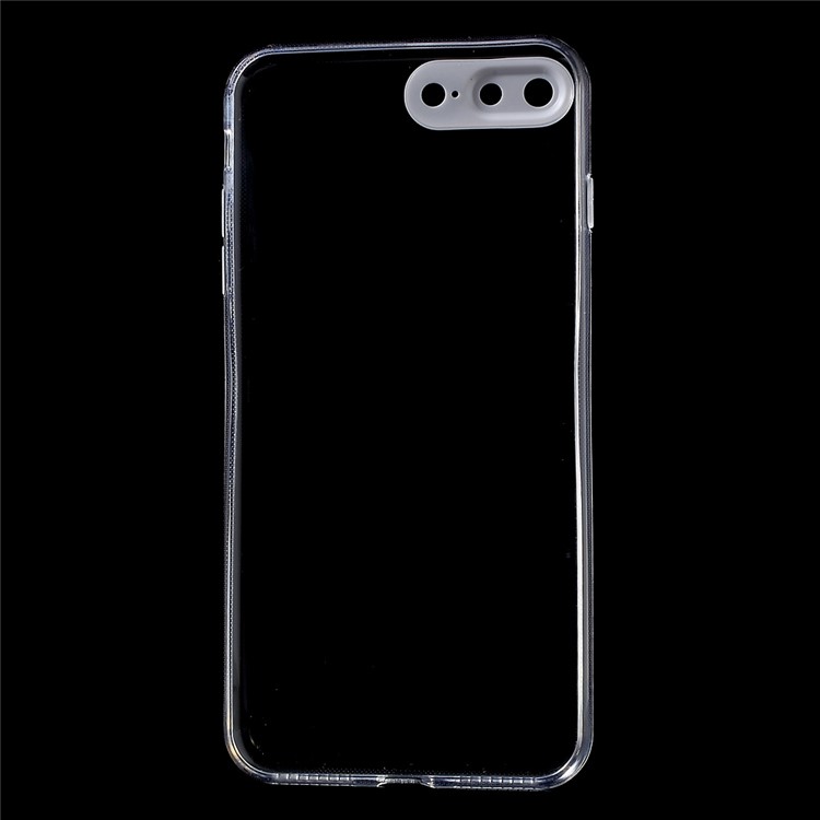 Plastic Camera Protection Soft TPU Case for iPhone 7 Plus - White-4