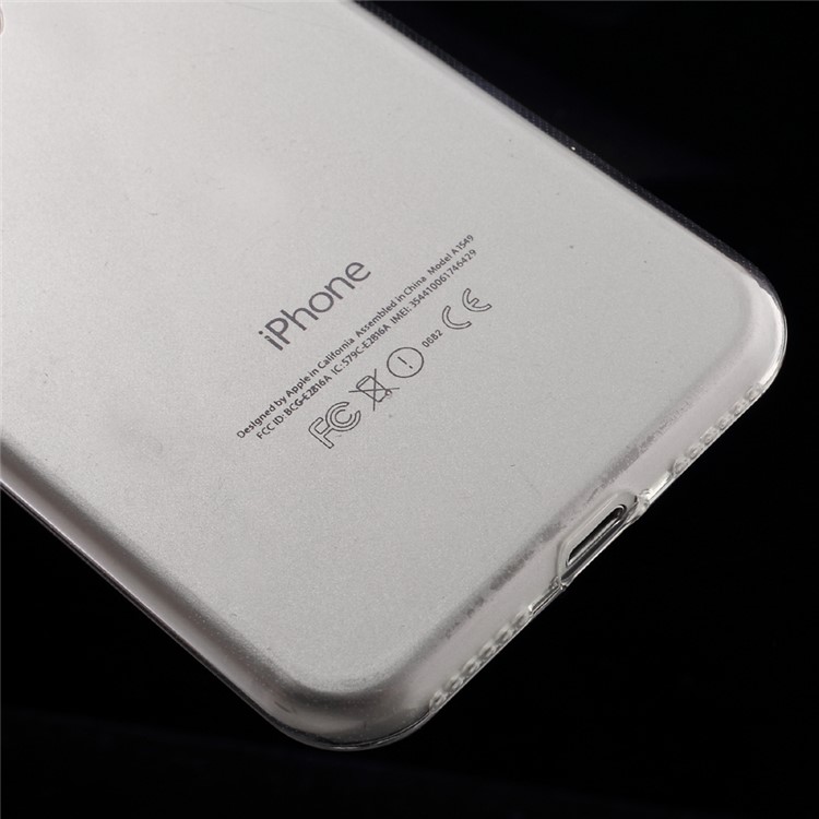 Plastic Camera Protection Soft TPU Case for iPhone 7 4.7 inch - White-4