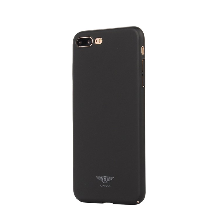 KAKUSIGA Rubberized Hard PC Phone Case for iPhone 7 Plus - Black-3