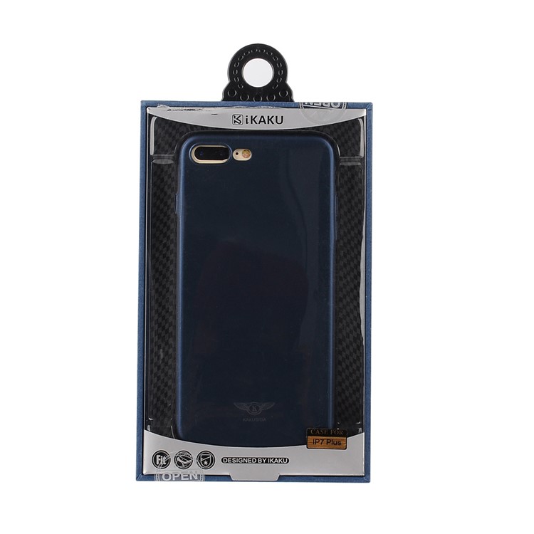 KAKUSIGA Rubberized Hard PC Phone Case for iPhone 7 Plus - Black-6