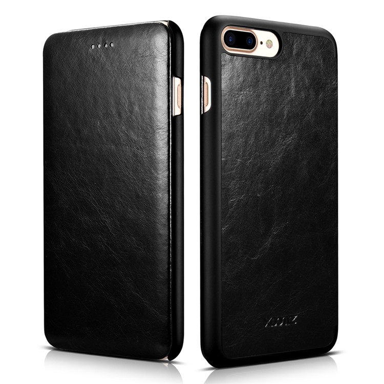 XOOMZ Genuine Leather Card Holder Phone Case for iPhone 7 Plus - Black-1