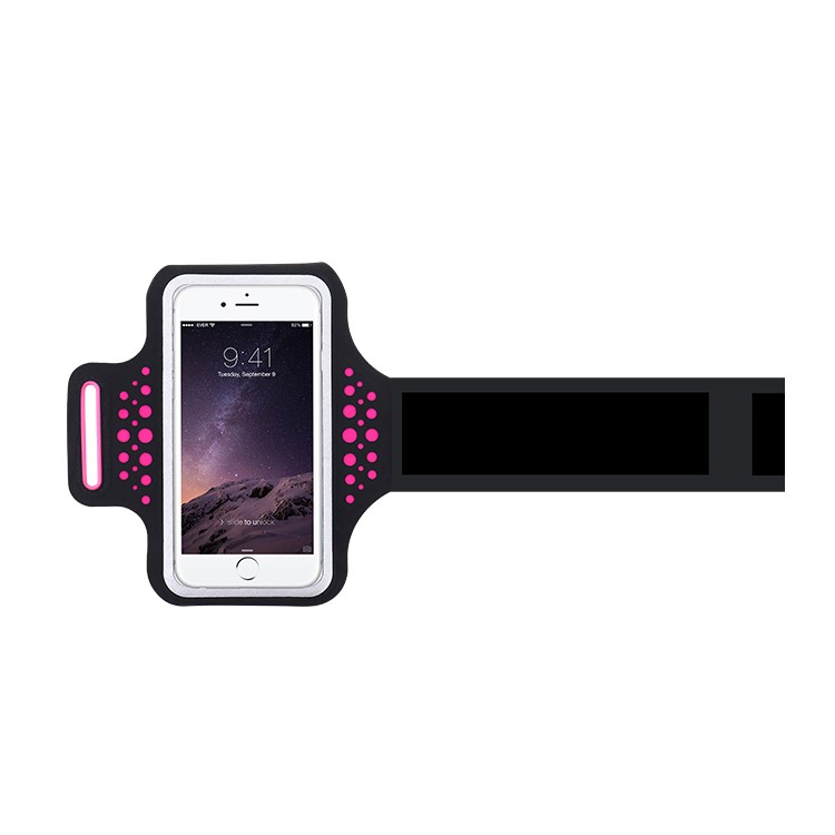JOYROOM CY139 Adjustable Gym Sports Armband Case for iPhone 7 Plus, Phone under 5.5 inch - Rose-1
