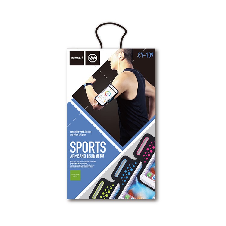 JOYROOM CY139 Adjustable Gym Sports Armband Case for iPhone 7 Plus, Phone under 5.5 inch - Rose-4