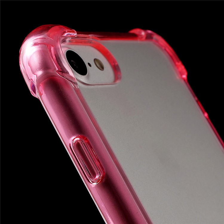 Bords TPU Résistant À La Goutte CLACE ACRYLIQUE HYBRIDE POUR POUR L'IPHONE 8/7 4,7 Pouces - Rose-5