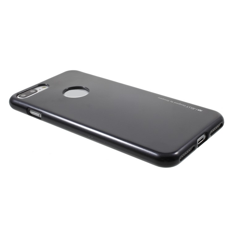 MERCURY GOOSPERY i JELLY Metallic TPU Case for iPhone 7 Plus 5.5 (with Logo Cutout) - Black-4