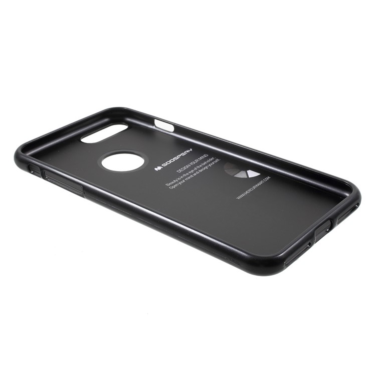 MERCURY GOOSPERY i JELLY Metallic TPU Case for iPhone 7 Plus 5.5 (with Logo Cutout) - Black-5