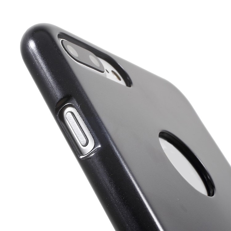 MERCURY GOOSPERY i JELLY Metallic TPU Case for iPhone 7 Plus 5.5 (with Logo Cutout) - Black-6
