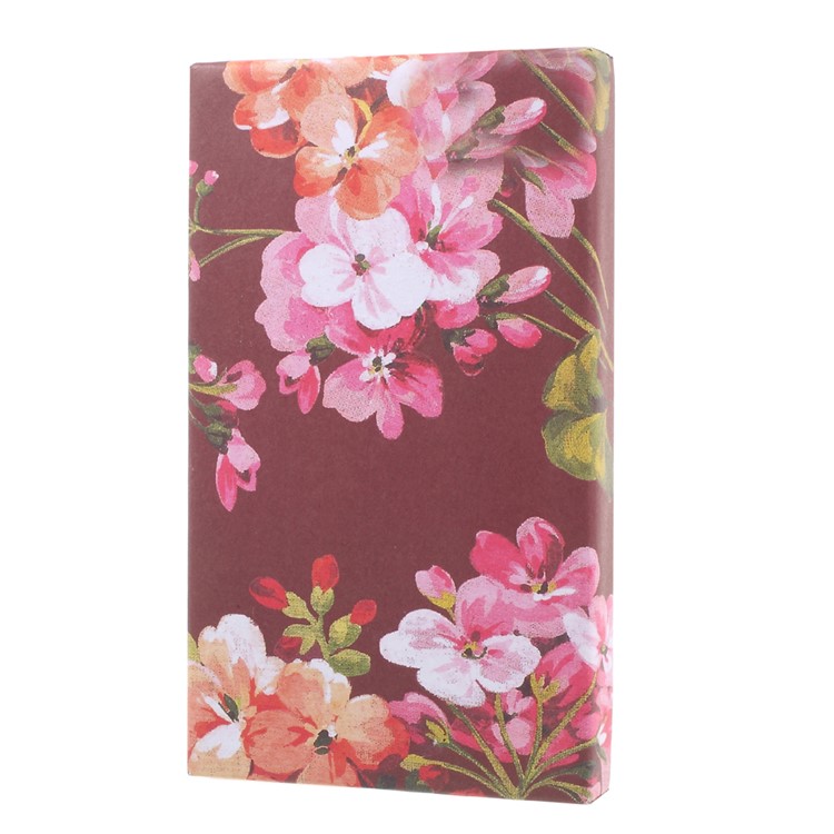 Pattern Printing Wallet Leather Pouch for iPhone 7 / 6S / 6 4.7 inch - Black / Flowers and Birds-9