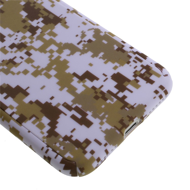 Camouflage Design Full Protection Hard Phone Case for iPhone 7 + Tempered Glass Screen Protector - Digital Camouflage-4