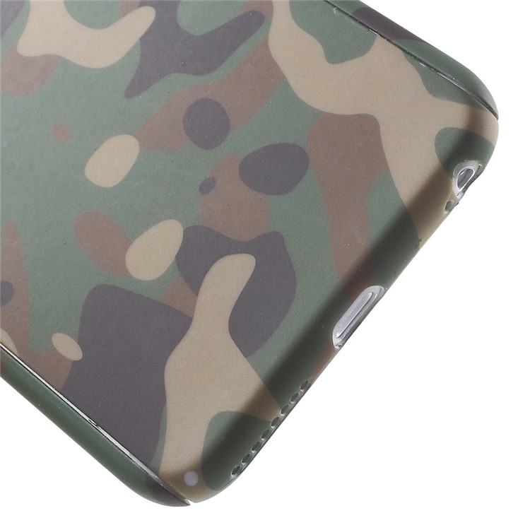 Full Protection Hard Case for iPhone 6s Plus / 6 Plus + Tempered Glass Screen Protector - Woodland Camouflage-6