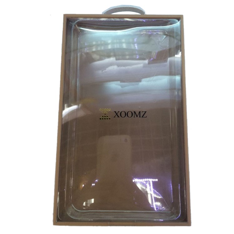 XOOMZ Rhombus Litchi Texture Magnetic Genuine Leather Case for Apple iPhone 7 Plus 2016 - Black-7