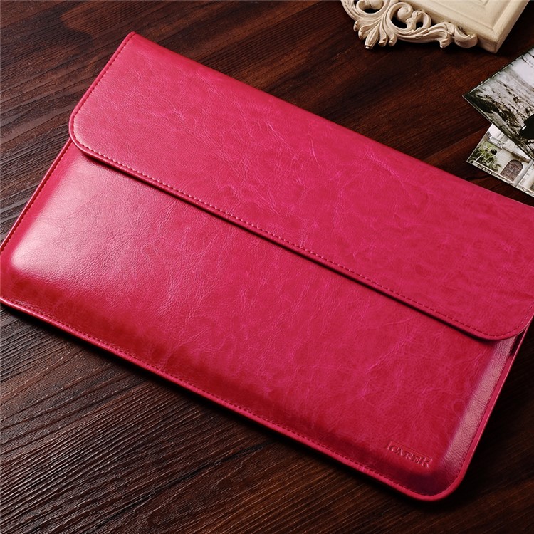 ICARER Echtes Leder Ärmel Tasche für MacBook Air 13,3-Zoll / iPad Pro 12,9-Aufgang-4