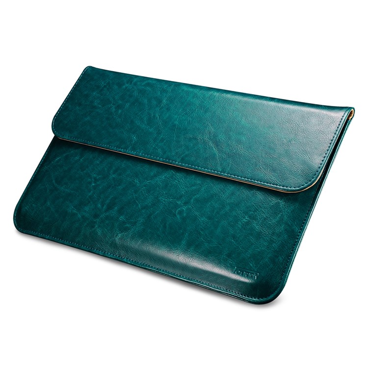 

ICARER Genuine Leather Magnetic Pouch Case for 13.3-inch Apple MacBook - Green, Macbook Air 13.3 inch (2012)