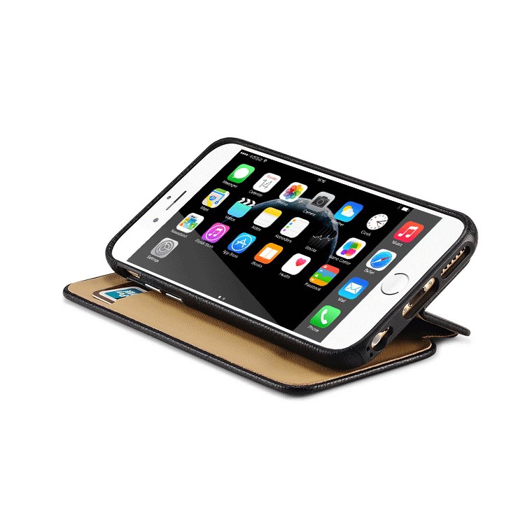 ICARER 2-in-1 Detachable Genuine Leather Shell + Hard Phone Case for iPhone 6S Plus / 6 Plus - Black-15