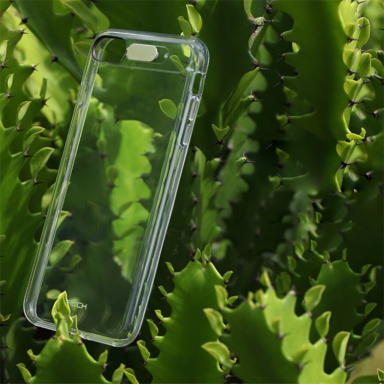ROCK Call Lighting Soft TPU Phone Case for iPhone 7 - Transparent-3
