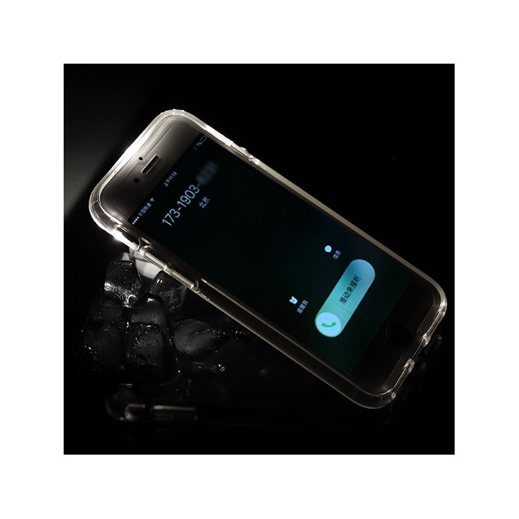 ROCK Call Lighting Soft TPU Phone Case for iPhone 7 - Transparent-6