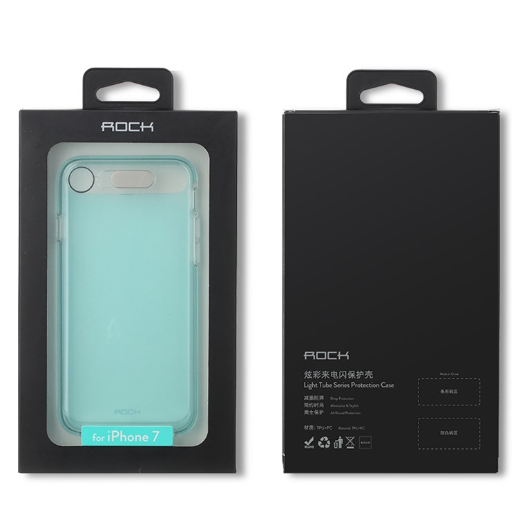 ROCK Call Lighting Soft TPU Phone Case for iPhone 7 - Transparent-7
