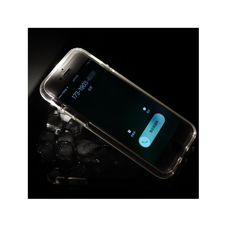 ROCK Call Lighting Soft TPU Phone Case for iPhone 7 Plus - Transparent-2