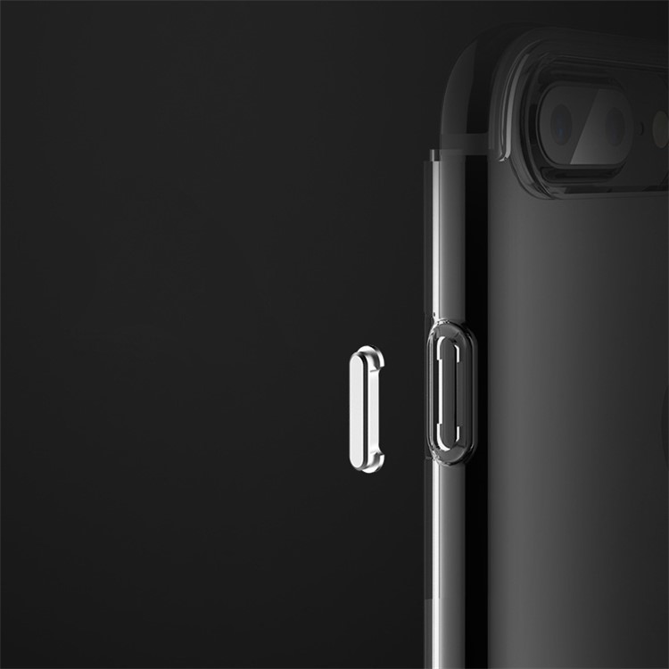 ROCK Frosted Modern PC + TPU Cell Phone Case for iPhone 7 Plus - Black-3