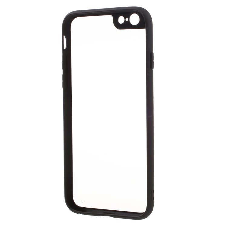 Ultrathin Clear PC + TPU Back Case for iPhone 6s Plus/6 Plus 5.5 Inch - Black-5