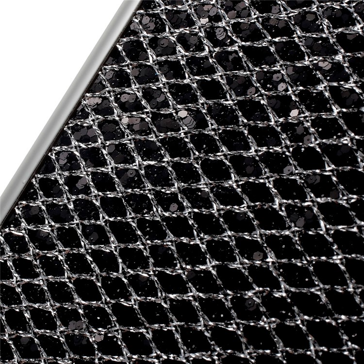 Glitter Sequins Electroplating TPU Case for iPhone 7 Plus - Black-6
