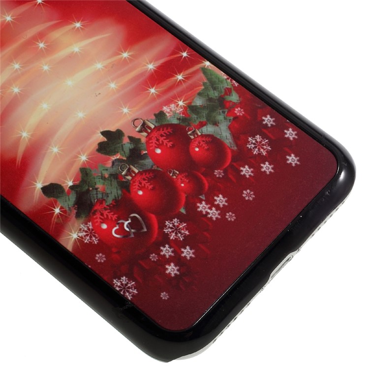 Metal Coated Hard PC Phone Case for iPhone 7 4.7 inch - Shiny Christmas Tree and Candies-5