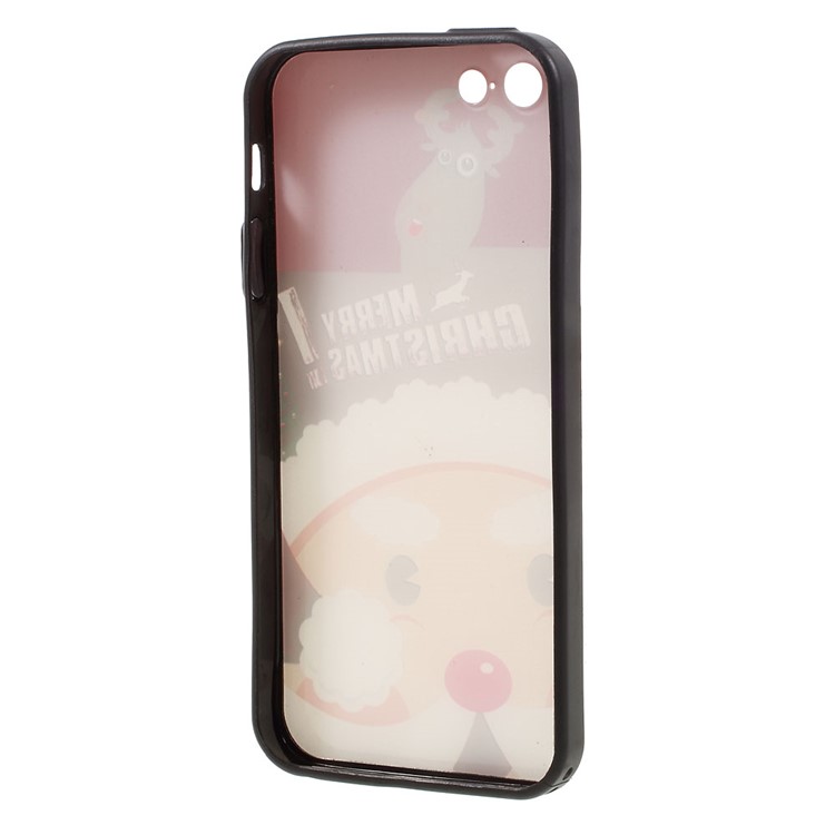 XINCUCO Christmas Embossed Hybrid PC + TPU Case for iPhone SE/5s/5 - Merry Christmas-6
