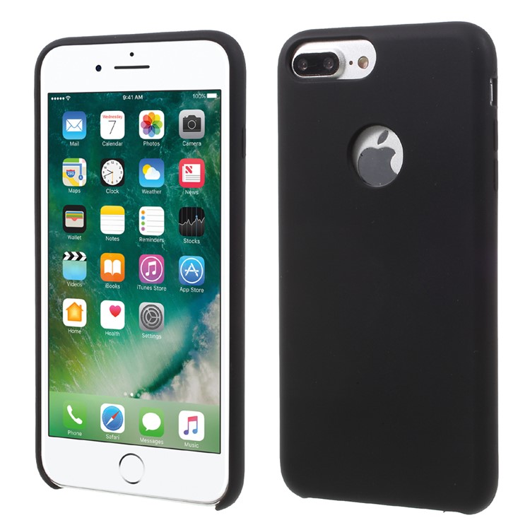 D9ELEMENT Circle 9 Series Liquid Silicone Back Case for iPhone 7 Plus 5.5 Inch - Black-1