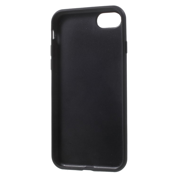 MUTURAL for iPhone 7 Elegant Leather Coated PC + TPU Phone Case - Black-8