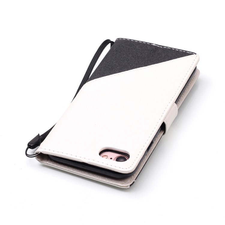 Contrast Color Leather Wallet Case for iPhone 7